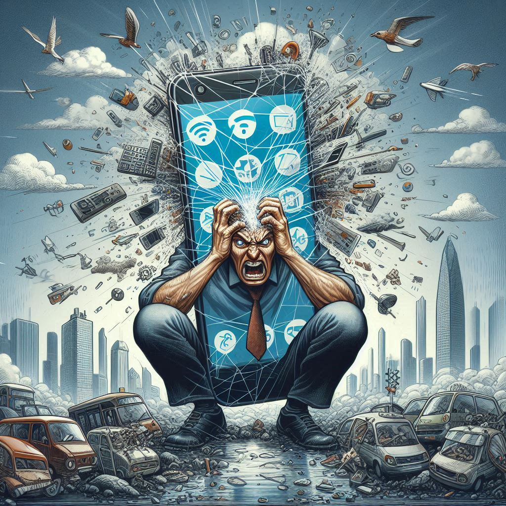 Frustration at Technology